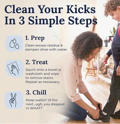 Limpiador de zapatos Messy Steppers de Miss Mouth