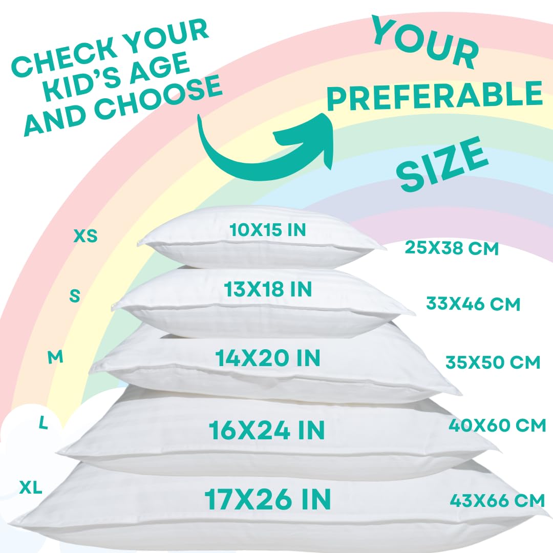kinder Fluff Almohada para niños pequeños (2 unidades)