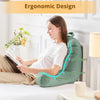 Almohada de terciopelo para la espalda, ideal para sentarse en la cama
