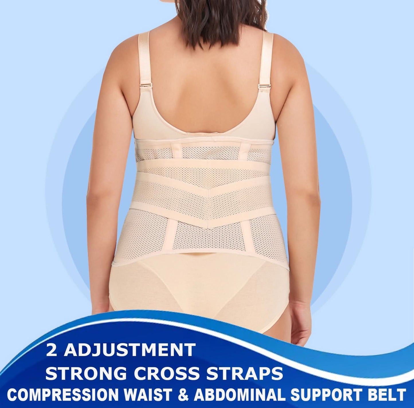 Moolida Faja abdominal poscirugía posparto, S/M