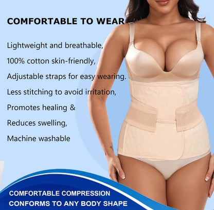 Moolida Faja abdominal poscirugía posparto, S/M