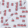Mud Pie Fire Truck Swaddle, Fire Truck