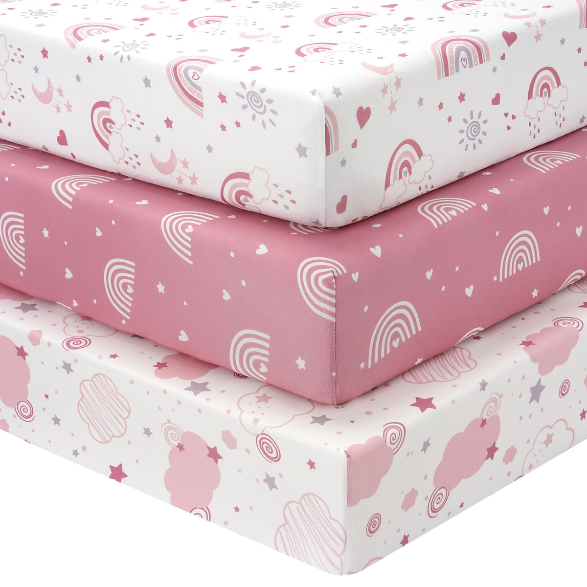 Sábanas de Pack and Play Ajustadas, 38"x26"