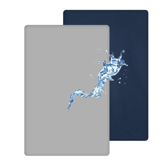 david's kids Sábanas impermeables para encierro, paquete de 2 protectores de colchón ultra suaves