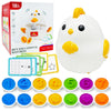 Kimicare - Juguetes para combinar huevos de gallina, 24 piezas