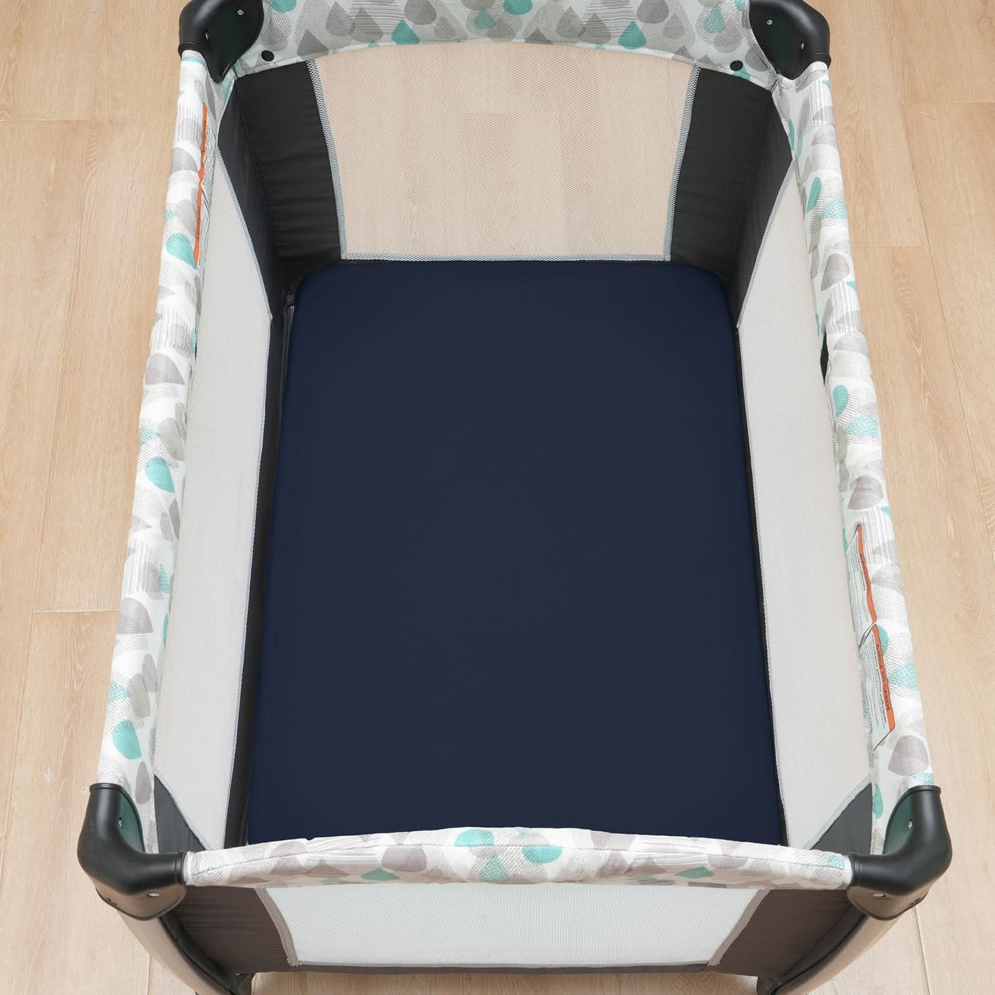 david's kids Sábanas impermeables para encierro, paquete de 2 protectores de colchón ultra suaves