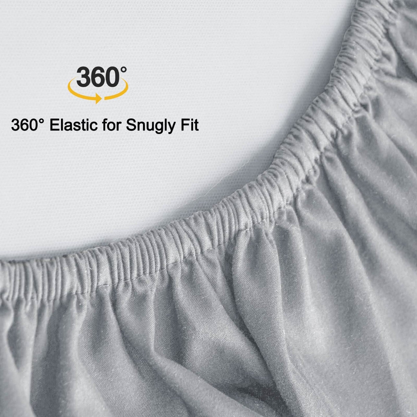 david's kids Sábanas impermeables para encierro, paquete de 2 protectores de colchón ultra suaves