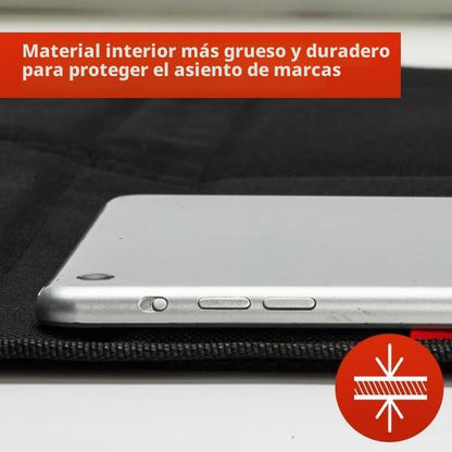 Protector de asiento de automóvil con acolchado grueso