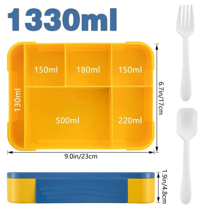 Fiambrera para microondas, reutilizable