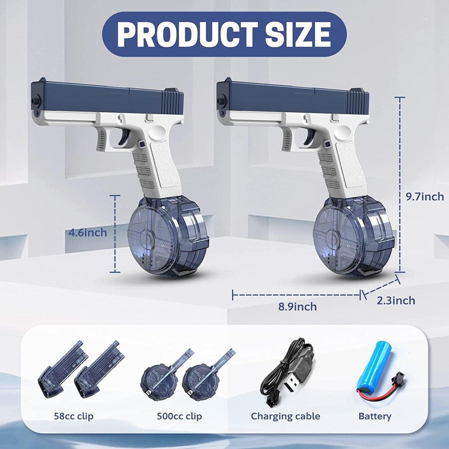 Pistolas de agua eléctrica (2 unidades)
