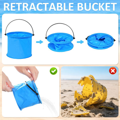 Tapete portátil para piscina de playa para bebé, 7.2 x 7.2 pies