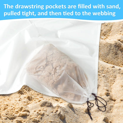 Tapete portátil para piscina de playa para bebé, 7.2 x 7.2 pies