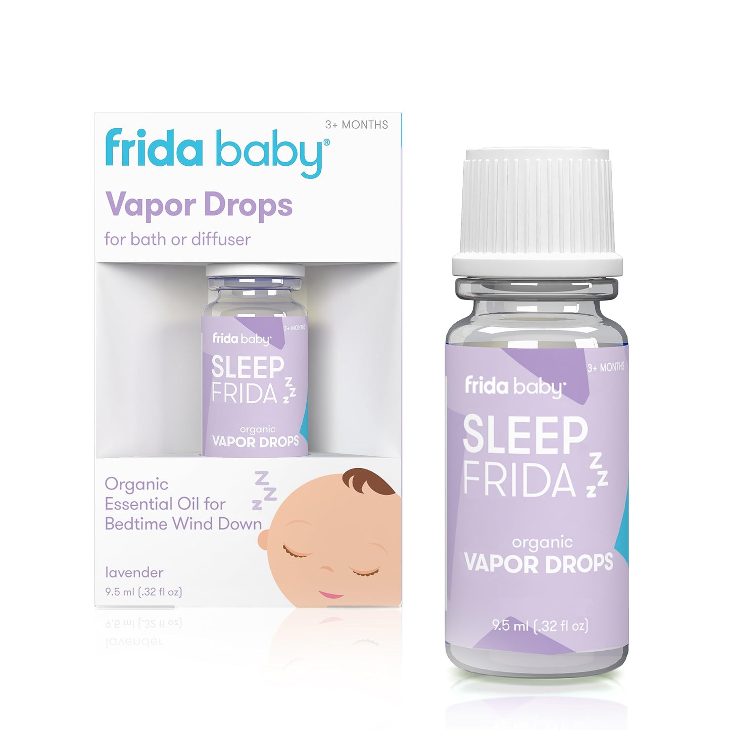 Frida Baby Gotas de baño de vapor natural para dormir