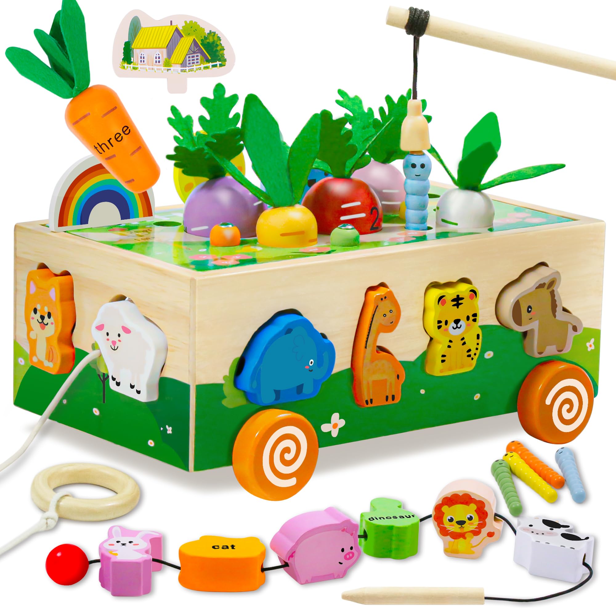 Juguetes de madera Montessori para niños pequeños MutoToy®