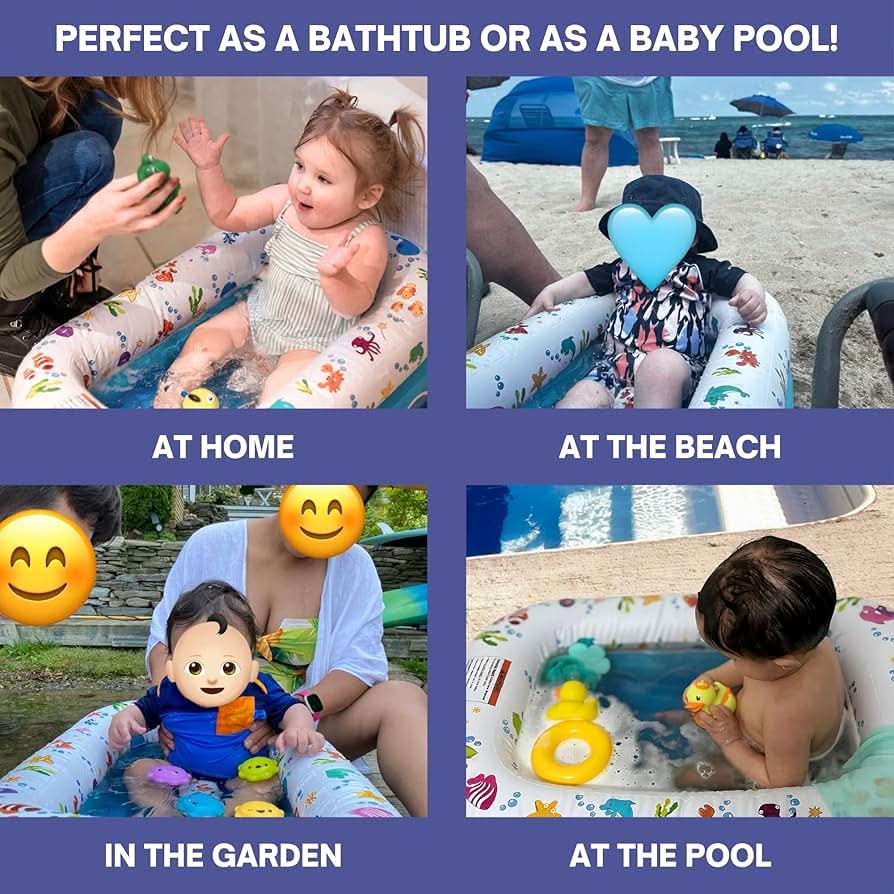 Mommy's Helper | Bañera inflable bajo el mar
