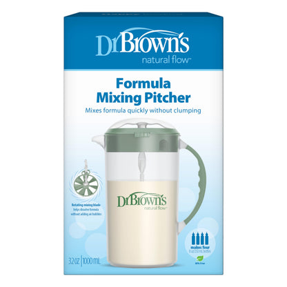 Jarra mezcladora de fórmula para bebés de Dr. Brown's con tapón ajustable