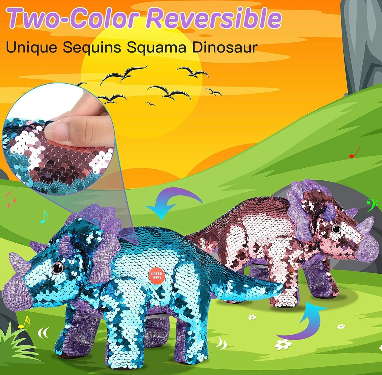 ArgoHome Juguete de dinosaurio con control remoto para niños