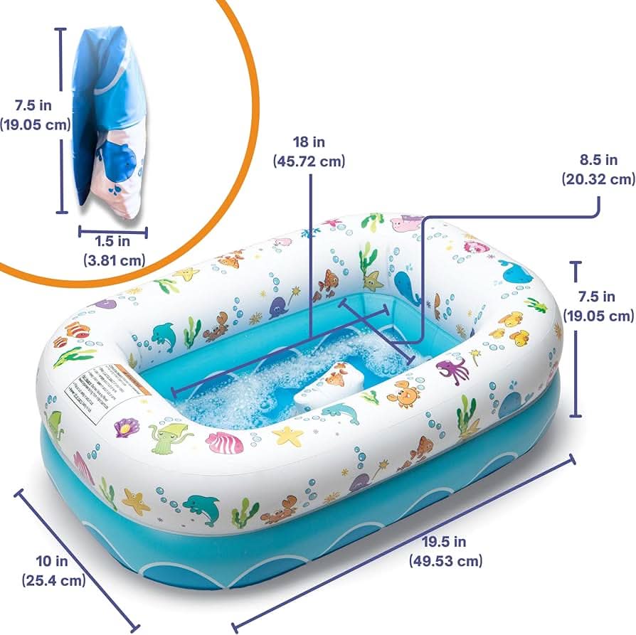 Mommy's Helper | Bañera inflable bajo el mar