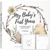 First 5 Years - Libro de recuerdos de bebé para niña, niño, 90 páginas