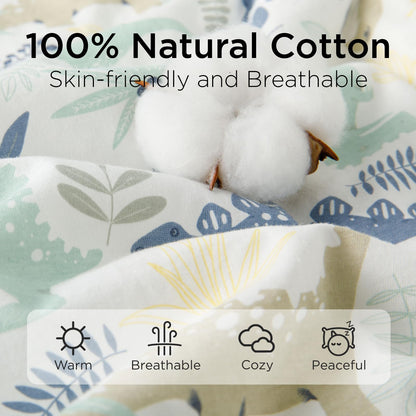 Duomiaomiao 2.5 TOG - Saco de dormir para bebé, 100% algodón, 0-6 meses