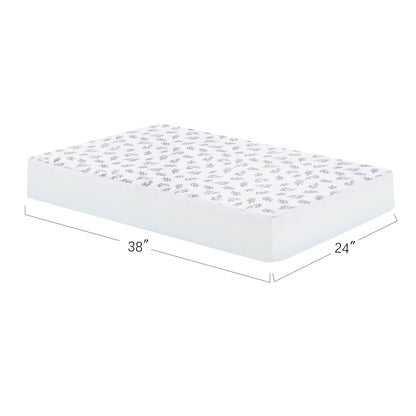 Biloban Juego de 2 sábanas para cuna pequeña, para colchones de cuna, color gris, 38 x 24 pulgadas