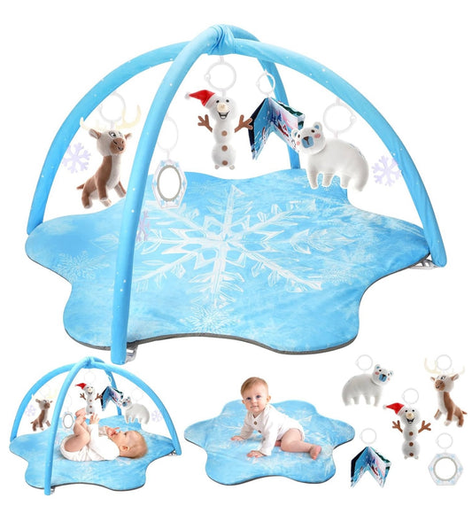 Gimnasio de juegos y tapete de actividades para bebés gruesos y afelpados BNAKKON