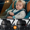 Cámara de coche para bebé para 2 niños, pantalla IPS de 7 pulgadas con doble cámara de asiento de automóvil