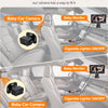 Cámara de coche para bebé para 2 niños, pantalla IPS de 7 pulgadas con doble cámara de asiento de automóvil