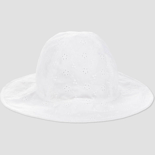 Carter's Just One You®️Baby Girls' Eyelet Swim Hat - White 12-18 meses