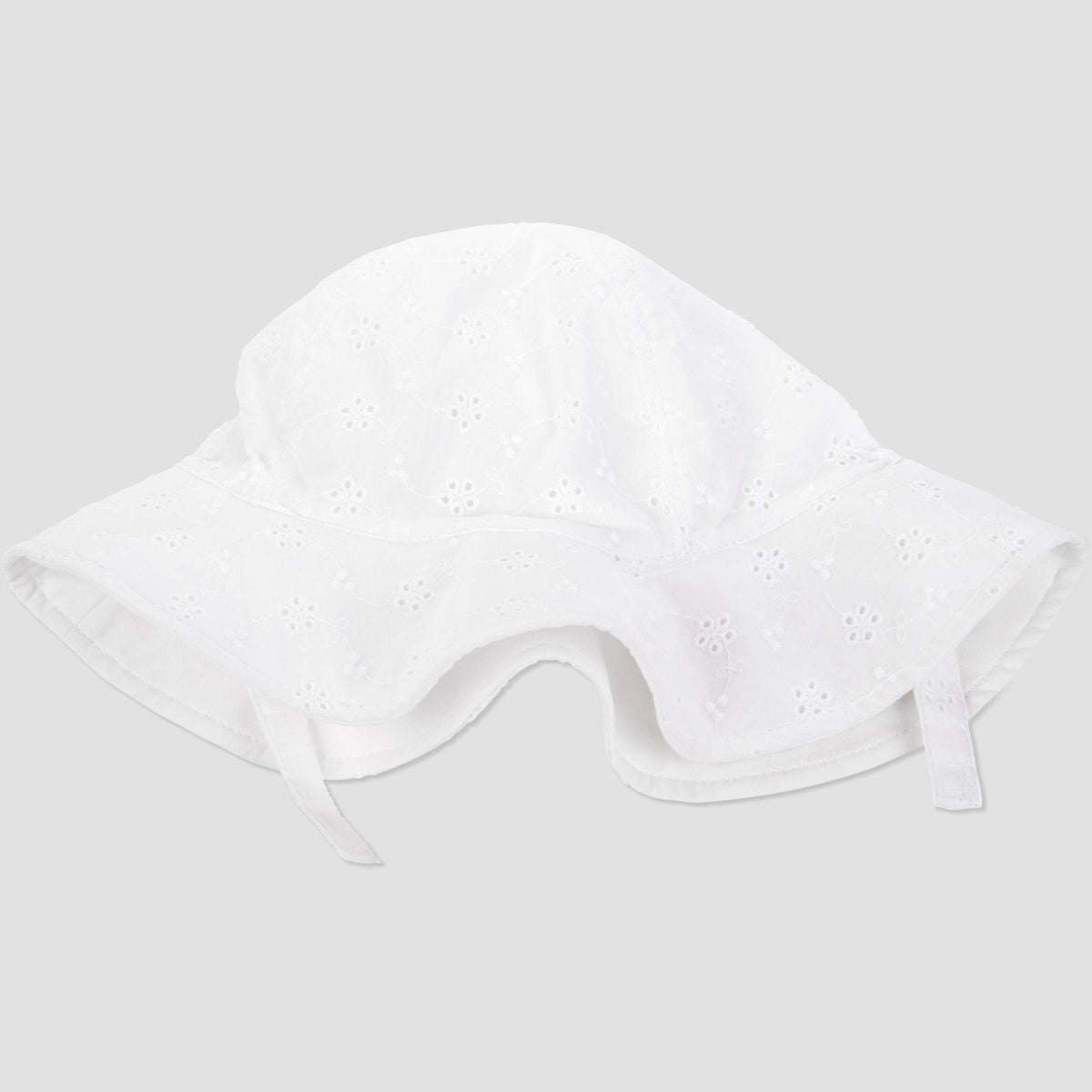 Carter's Just One You®️Baby Girls' Eyelet Swim Hat - White 12-18 meses