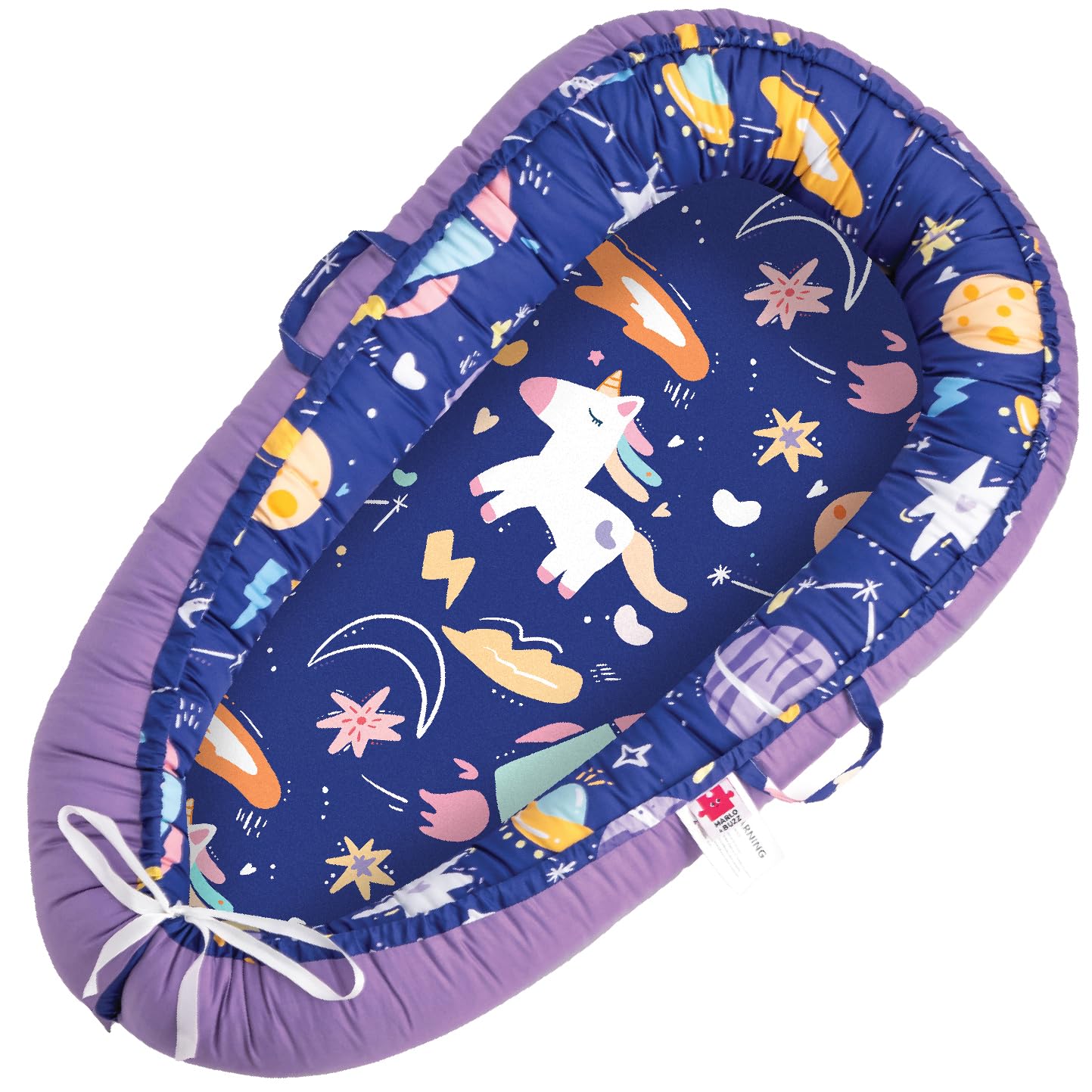 Tumbona para recién nacido, 100% algodón