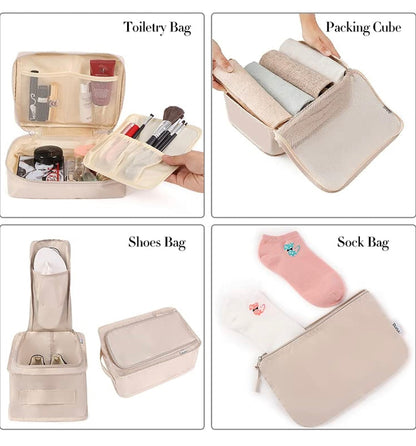 BAGAIL - Conjunto de 8 bolsas organizadores de equipaje