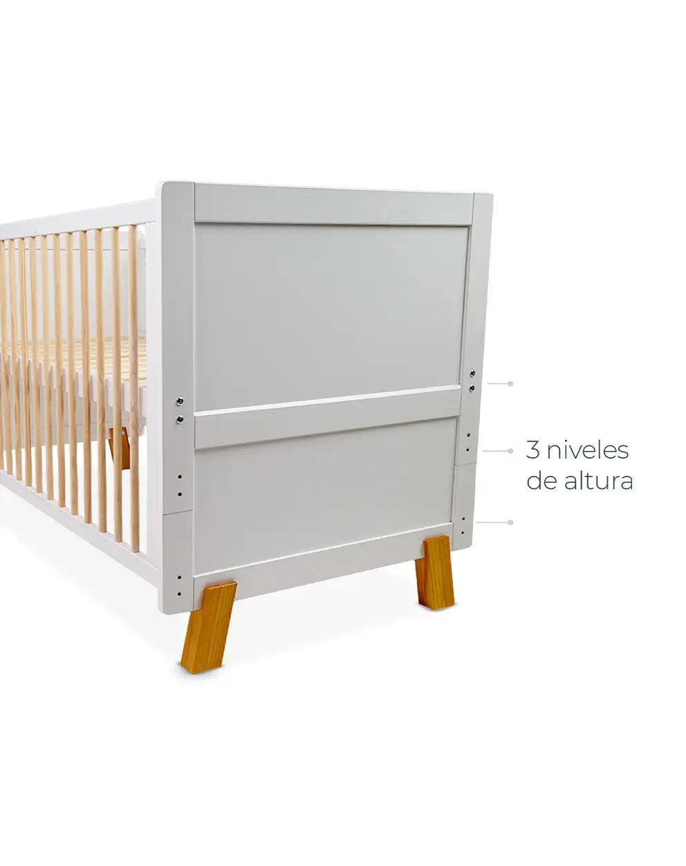 Cuna Cama de Madera Vigo 140x70