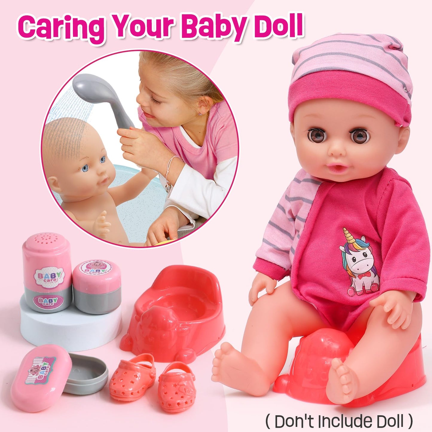 Juego de accesorios para muñecas de bebé