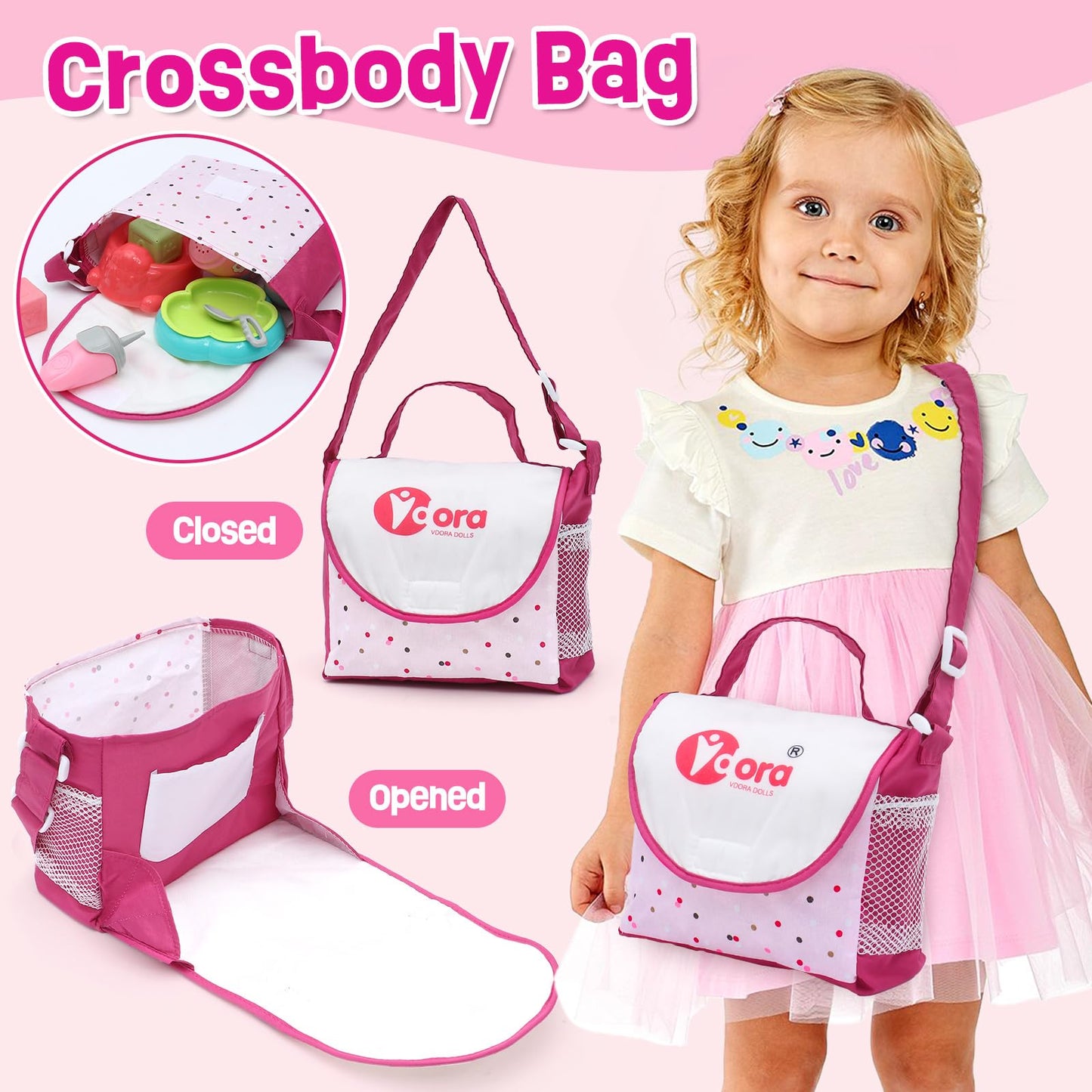 Juego de accesorios para muñecas de bebé