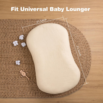 Fundas de muselina para tumbona de bebé, paquete de 2 unidades