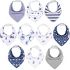 CIVARUA KIDS Baberos para bebé, paquete de 10 baberos