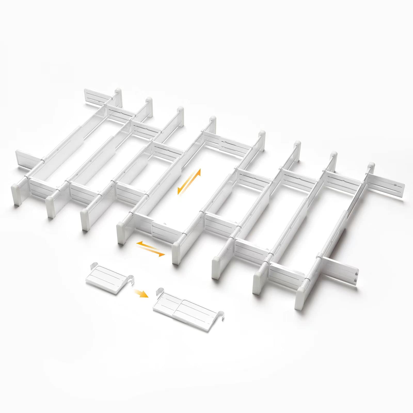 HiYZ Divisores de cajones ampliables con insertos