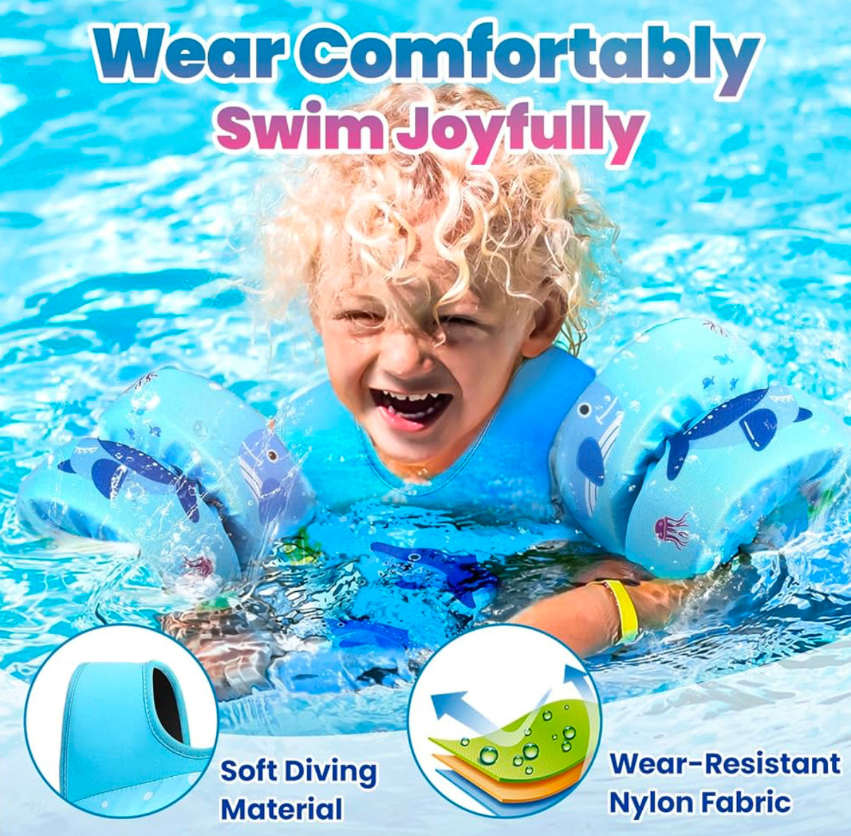 HeySplash Chaleco de natación para niños