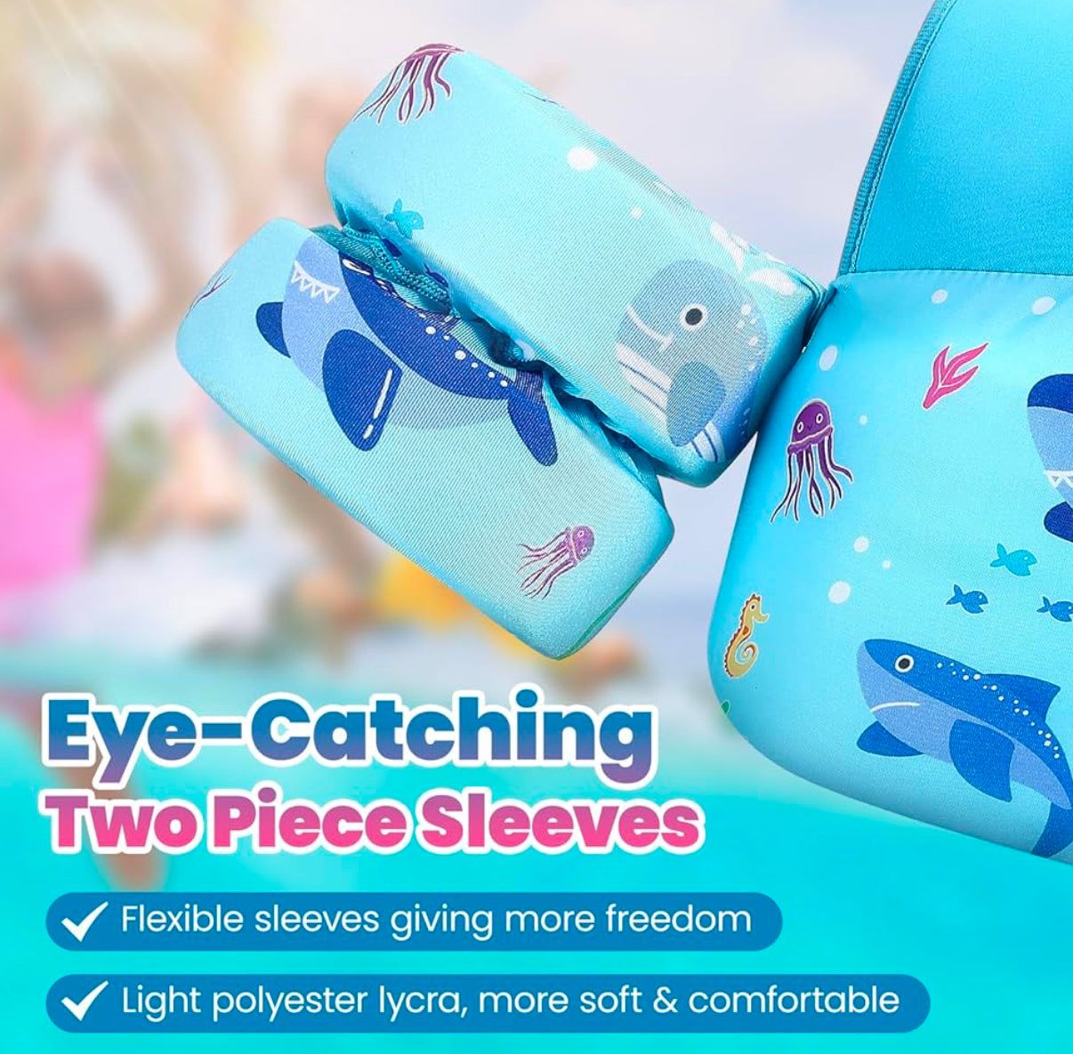 HeySplash Chaleco de natación para niños