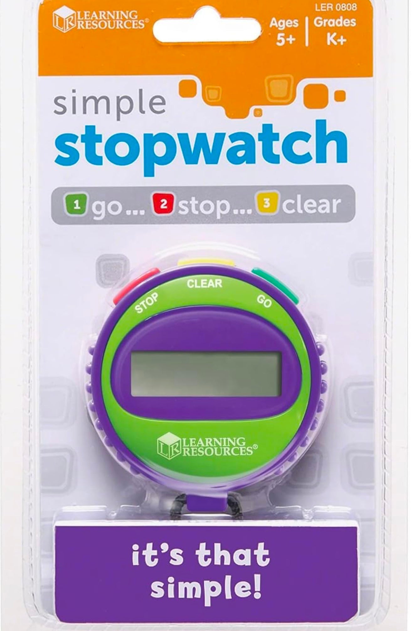 Cronómetro simple de Learning Resources