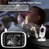 Hellobaby con vídeo con cámara y audio, pantalla LCD de 3,2 pulgadas