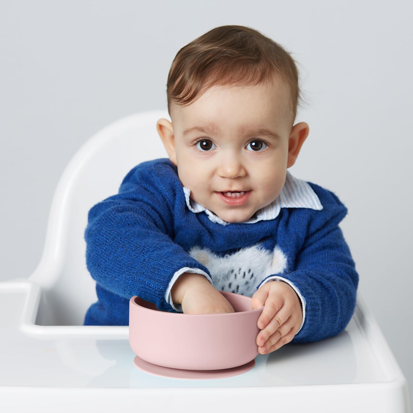 Navik Cuencos de silicona para bebés con succión | cuencos para niños pequeños