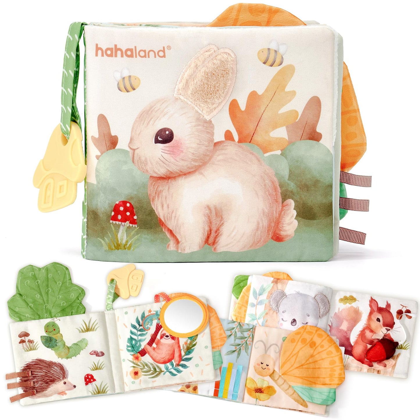 hahaland Libros para bebés de 0 a 6 meses