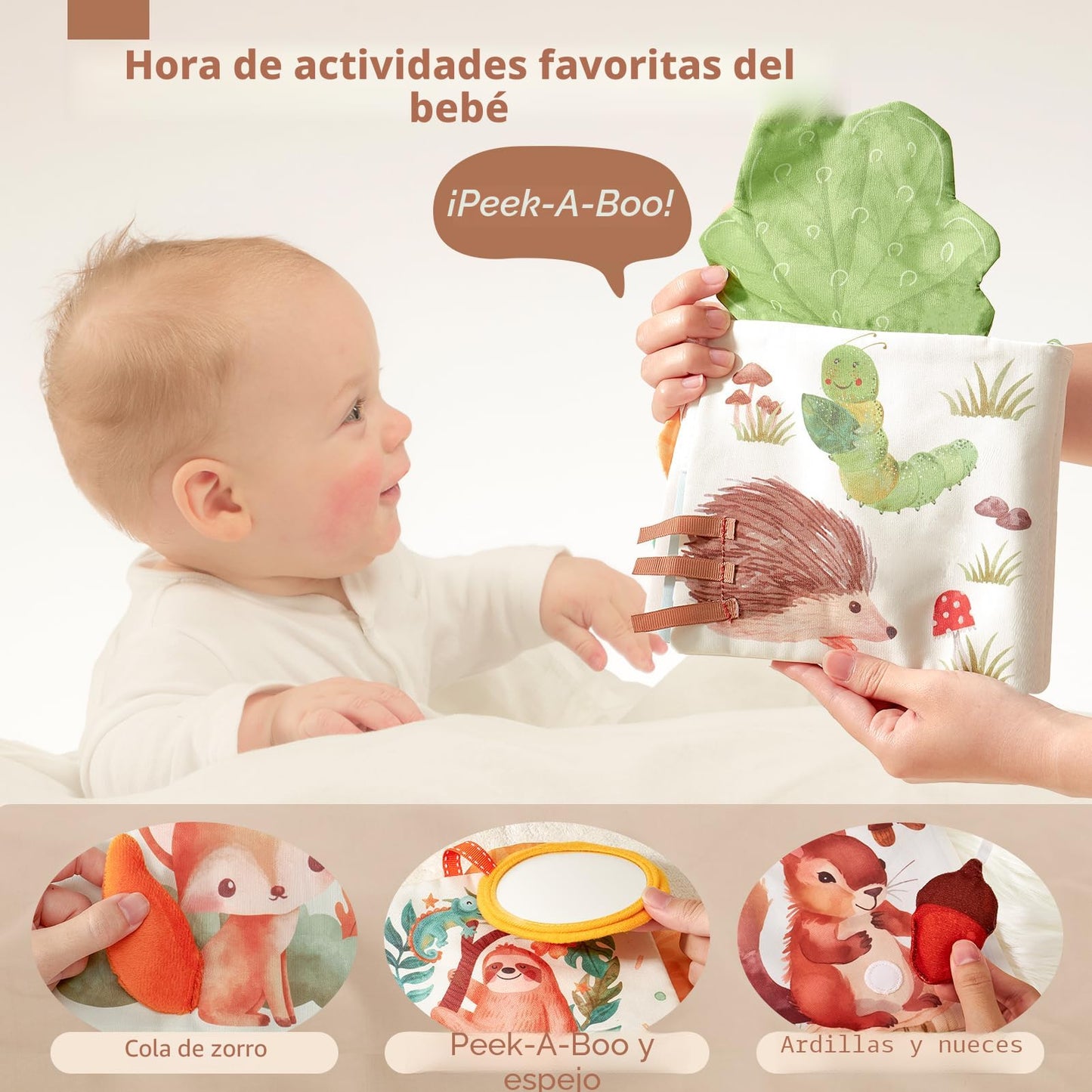 hahaland Libros para bebés de 0 a 6 meses