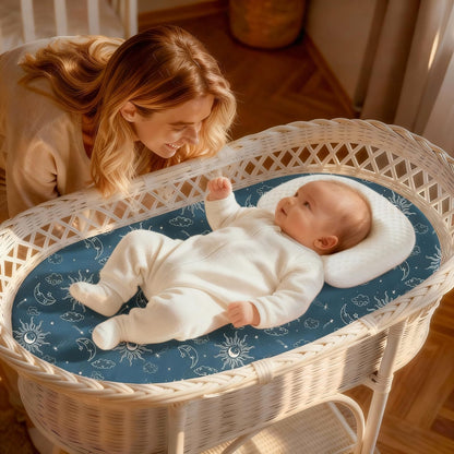 Juego de 4 sábanas de moisés para bebé niño y niña,  32 x 16 pulgadas