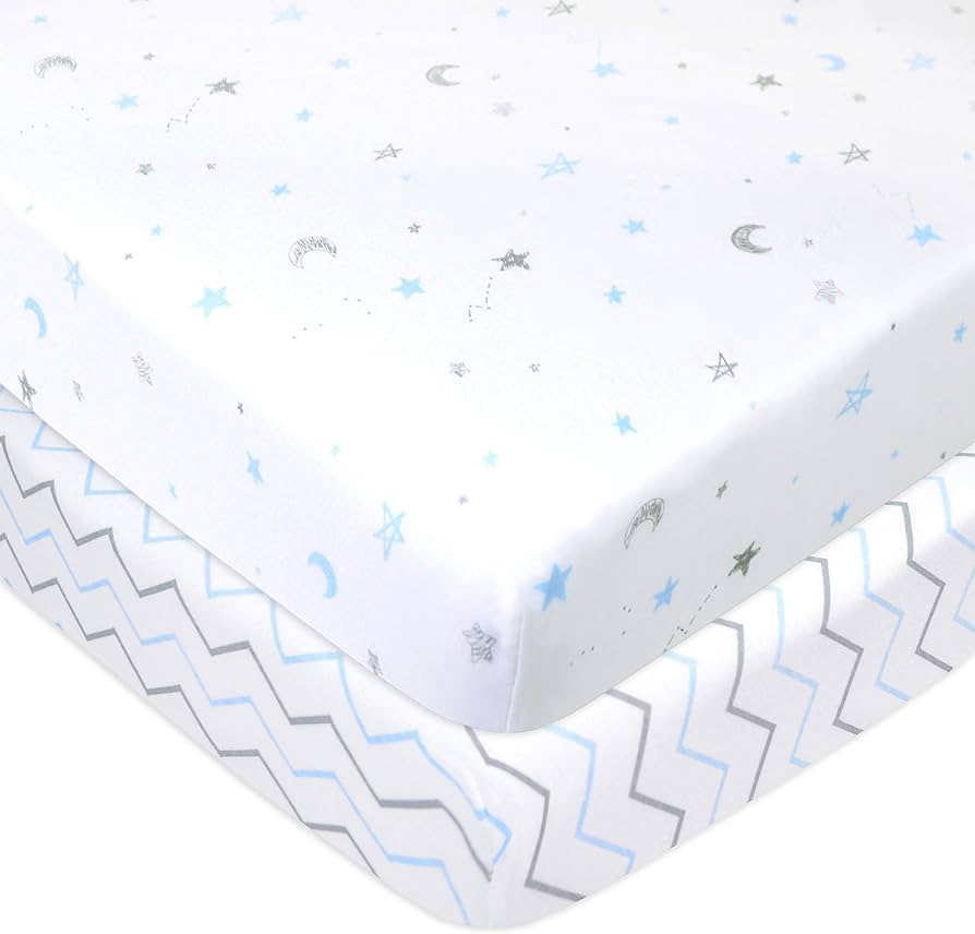 American Baby Company Impreso 100% algodón natural