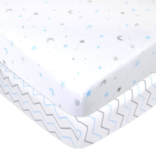 American Baby Company Impreso 100% algodón natural