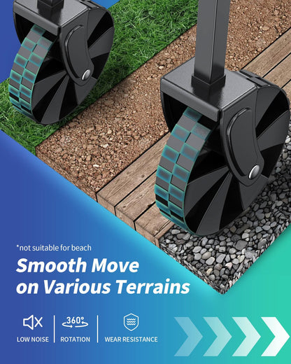 Carro plegable pequeño WiseBegan con ruedas