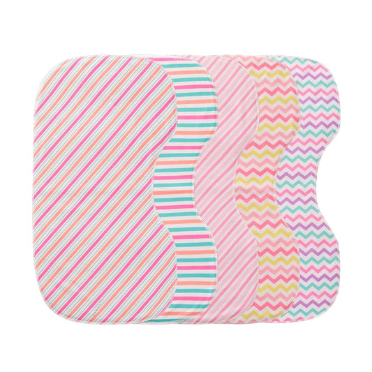 Paquete de 5, paños para eructos para bebé, suaves y absorbentes
